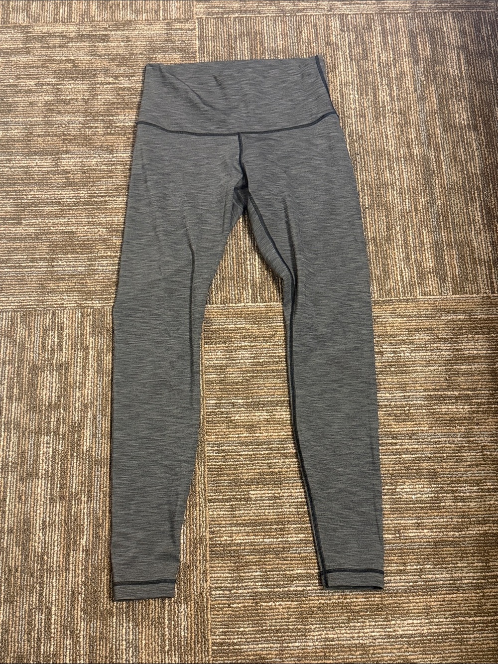 lululemon heathered charcoal/gray leggings